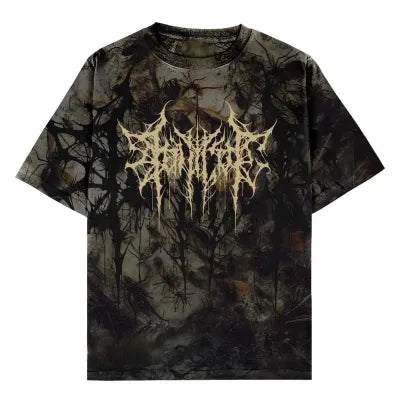 Urban Dark Aesthetic Gothic Graphic T-Shirt